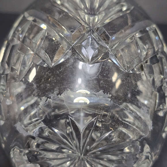 Waterford "Lafford" Blown Crystal Carafe Decanter Wine Water Round 10" - Picture 14 of 14